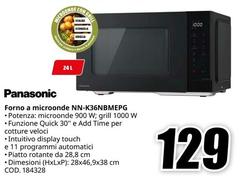 Panasonic - Forno A Microonde NN-K36NBMEPG