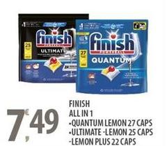 Finish - All In 1/ Quantum Lemon/ Ultimate/ Lemon 25 Caps/ Lemon Plus