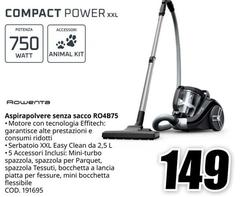 Rowenta - Aspirapolvere Senza Sacco RO4B75