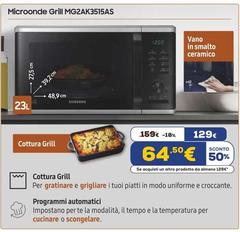 Samsung - Microonde Grill MG2AK3515AS 