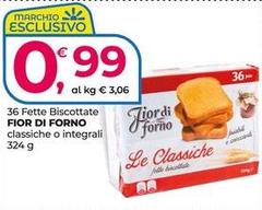 Fior di forno - 36 Fette Biscottate Classiche O Integrali