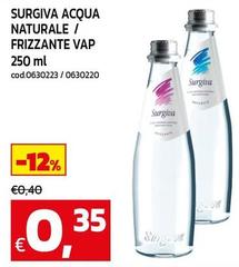 Acqua Naturale/Frizzante VAP