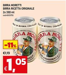 Moretti - Birra Ricetta Originale