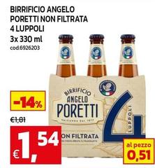Birrificio Angelo Poretti - Non Filtrata 4 Luppoli