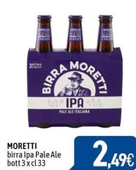 Moretti - Birra Ipa Pale Ale