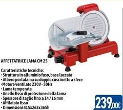 Affettatrice Lama Cm 25