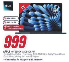 Apple - Notebook MacBook