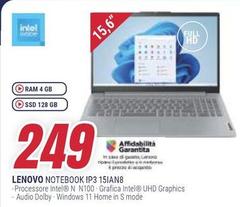Lenovo - Notebook IP3 15IAN8