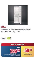 Smeg - Combinato Fino A 60cm Frigo Rc20xnc Inox