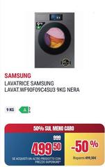 Samsung - Lavatrice Lavast.Wf90f09c4su3 9kg Nera