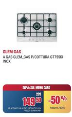 Glem - Gas A Gas Gas P/Cottura Gt7551x Inox