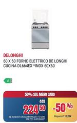 De Longhi - 60 X 60 Forno Elettrico Cucina Dl664ex Inox 60x60