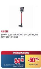 Ariete - Scopa Elettrica Scopa Ricar. 2757 22v Lithium