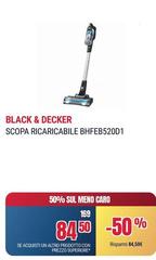 Black & Decker - Scopa Ricaricabile Bhfeb520d 1
