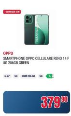Oppo - Smartphone OPPO Cellulare Reno 14 F 5G 256GB Green