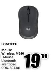 Logitech - Mouse Wireless M240