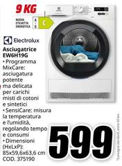 Electrolux - Asciugatrice Ew6h19g