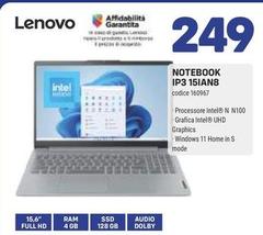 Lenovo - Notebook IP3 15IAN8