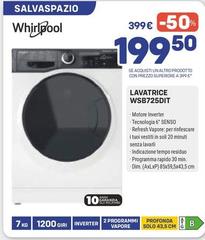 Whirlpool - Lavatrice A Libera Installazione - WSB 725 D IT