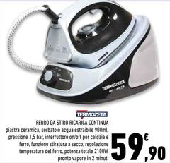 Termozeta - Ferro Da Stiro Ricarica Continua