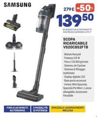 Samsung - Aspirapolvere Senza Filo Jet™ 85 Premium 210W VS20C852FTB