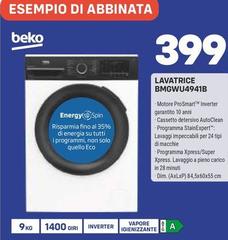 Beko - Lavatrice BMGWU4941B 