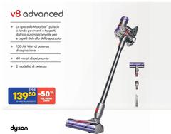 Dyson - V8 Animal Aspirapolvere A Bastone 2 In 1 Batteria Secco Senza Sacchetto Multicolore