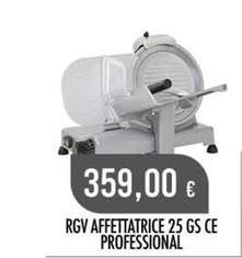 Rgv - Luxury Italia 25 GL Affettatrice Elettrico 140 W Grigio Alluminio