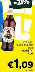 Moretti - Birra Lager Ricetta Originale