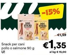 U! - Snack Per Cani Pollo O Salmone