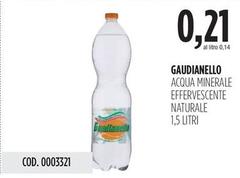 Gaudianello - Acqua Minerale Effervescente Naturale