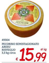 Formaggi Aresu - Pecorino Semistagionato Risveglio