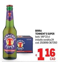 Tennent's - Birra Super