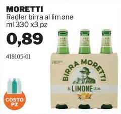 Moretti - Radler Birra Al Limone