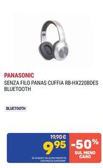 Panasonic - Senza Filo Panas Cuffia RB-HX220BDES Bluetooth