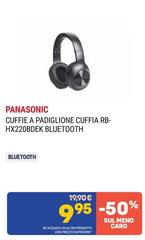 Panasonic - Cuffie A Padiglione Cuffia RB-HX220BDEK Bluetooth