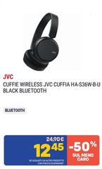 Jvc - Cuffie Wireless Cuffia HA-S36W-B-U Black Bluetooth