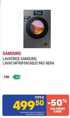 Samsung - Lavatrice LAVAT.WF90F09C4SU3 9Kg Nera