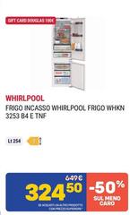 Whirlpool - Frigo Incasso Frigo WHKN 3253 B4 E TNF
