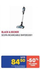 Black & Decker - Scopa Ricaricabile BHFEB520D1