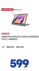 Lenovo - Compuster Portatili Notebook Flex 5 14ABR8 R5