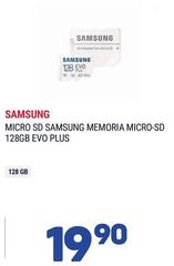 Samsung - Micro Sd Memoria Micro-Sd 128gb Evo Plus