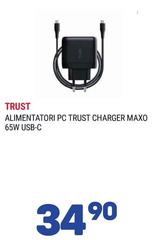 Trust - Alimentatori Pc Charger Maxo 65w Usb-c
