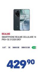 Realme - Smartphone Cellulare 14 Pro+ 5g 512gb Grey