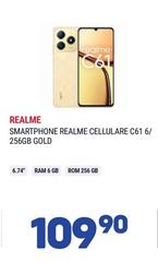 Realme - Smartphone Cellulare C61 6/256GB Gold