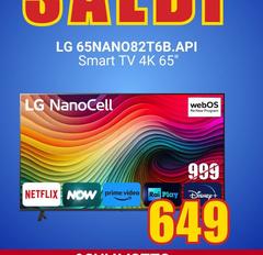 LG - 65NANO82T6B.API Smart Tv 4K 65''