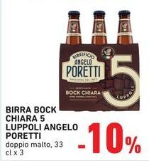 Angelo poretti - Birra Bock Chiara 5 Luppoli
