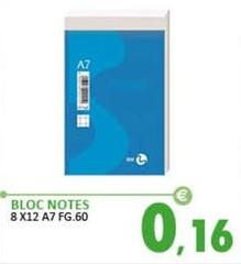 Bloc Notes 8 X12 A7 Fg.60