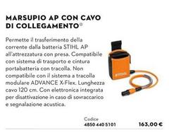Marsupio Ap Con Cavo Di Collegamento