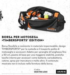 Stihl - Borsa Per Motosega Timbersportos Edition